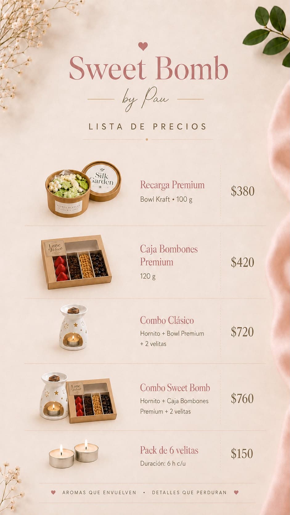 Publicación de Instagram Sweet Bomb by Pau